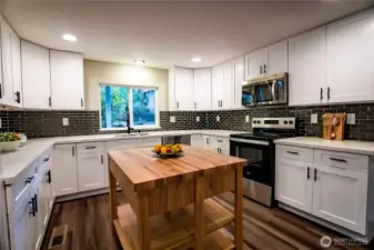 SO MUCH COUNTER SPACE...EVERTHING HERE IS NEW