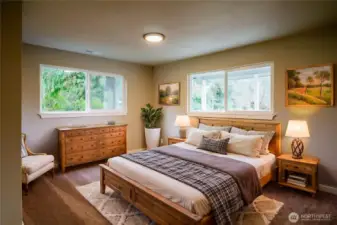 REVERSE OF THE PRIMARY....DECK ON BACK WINDOW