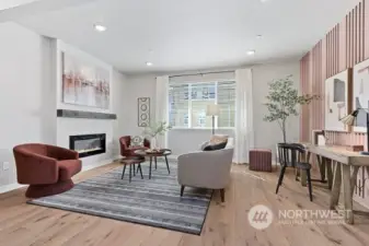 Photos are of a model home in another community.