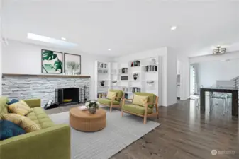 Virtual staging to show potential