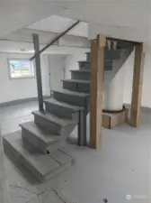 Basement stairs