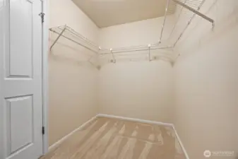 Spacious walk-in closet with plenty of storage and organization potential.