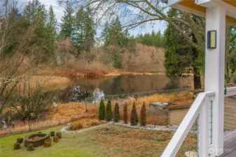 This is a Thurston County owned Henderson Inlet seasonally level changing pond. The water is fed from underground canals so it is moving/changing