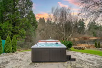 View from the hot tub