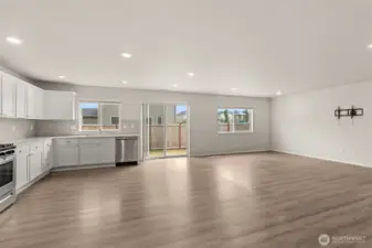Lots of natural light coming in.