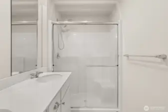 Primary bathroom.