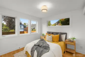 A third bedroom with space to stretch out and soak in the daylight.