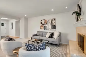 Step into the inviting, spacious living room with abundant natural light.