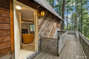 Entry on the main level.