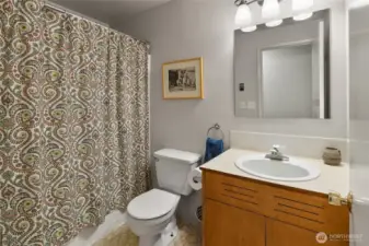 Full bath on main floor