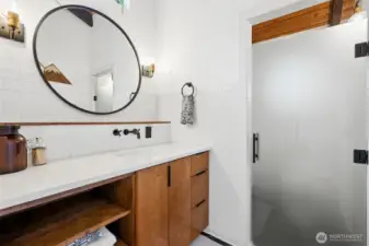 Hall bath feels like a spa!