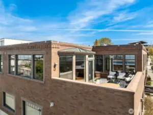 Expand your living space onto the large deck.