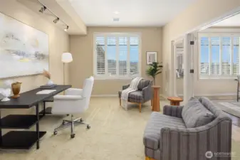 A versatile office offers potential for a 3rd bedroom.