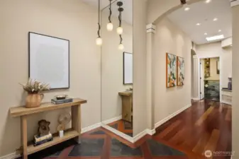 Gracious entrance way.