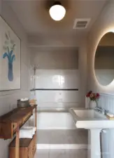 Vault bathroom