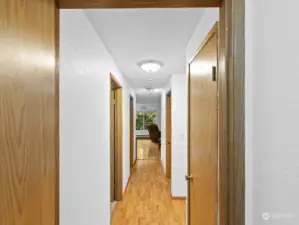 Hall way from 2nd bedroom