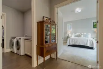 Primary Ensuite with Laundry right off of the walk-in closet