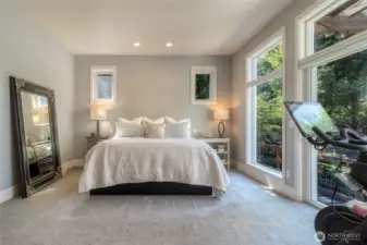 Primary Bedroom with access to back yard