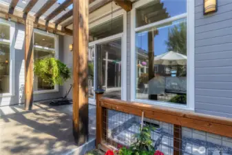 Back Patio with Pergola