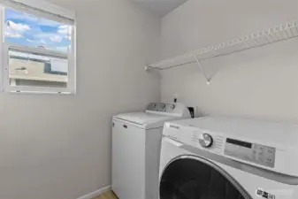 LAUNDRY ROOM UPSTAIRS!