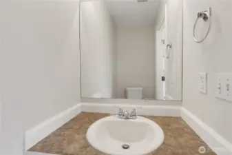 Half bath downstairs