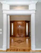 Greet your guests in this beautiful entryway.
