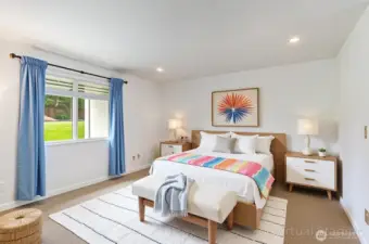 Primary with bathroom