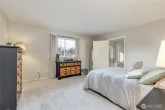 Generous primary suite. Upstairs carpet was replaced in 2024.