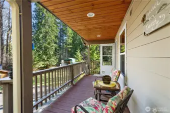 Imagine sipping coffee in the mornings overlooking the peaceful woods behind the property