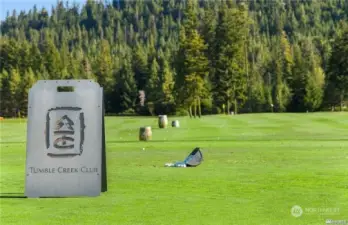 Time to work on your game...great instructors at Tumble Creek if you are learning the game.