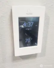 Heated floors in the primary bathroom