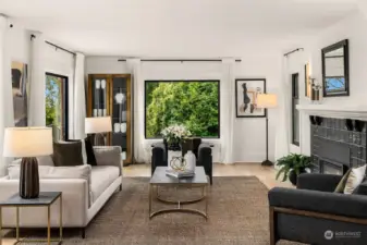 Step into one of the lavish living rooms, boasting lots of natural light.