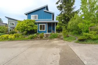 Front of house from parking