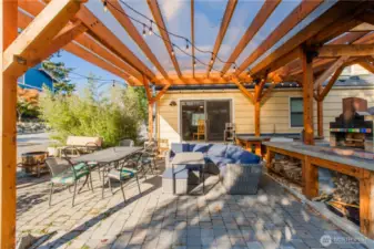 Common house patio