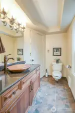 Main Level half bath.