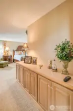 The home has a amazing amount of storage.