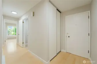 Hallway to Bedrooms and Utility/Storage