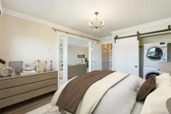 Primary suite with private laundry for ultimate convenience.