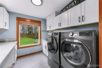 Large capacity washer and dryer. Gorgeous views from every room.