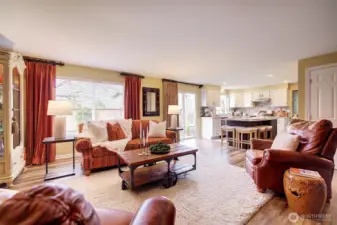 The classic Pacific Northwest design is perfect for entertaining.