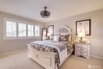 Upstairs the Primary Ensuite is quite spacious