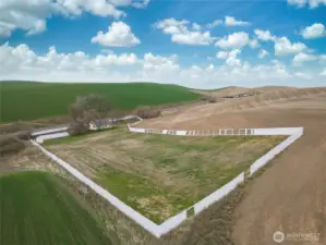 White Fence is on the Property Lines