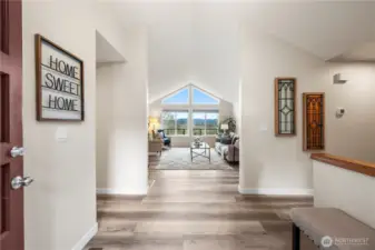 Double door front door entrance