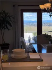 Cook from the kitchen with a view