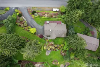 RV parking out front