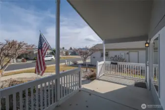 large covered front porch