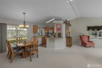 dining and kitchen area- so much space!