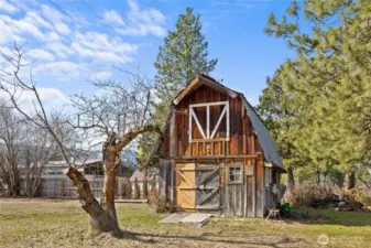 additional out building could be used as storage or finished for additional sleeping space.