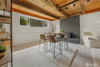 Lower level living room