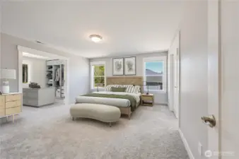Primary Bedroom Virtually Staged